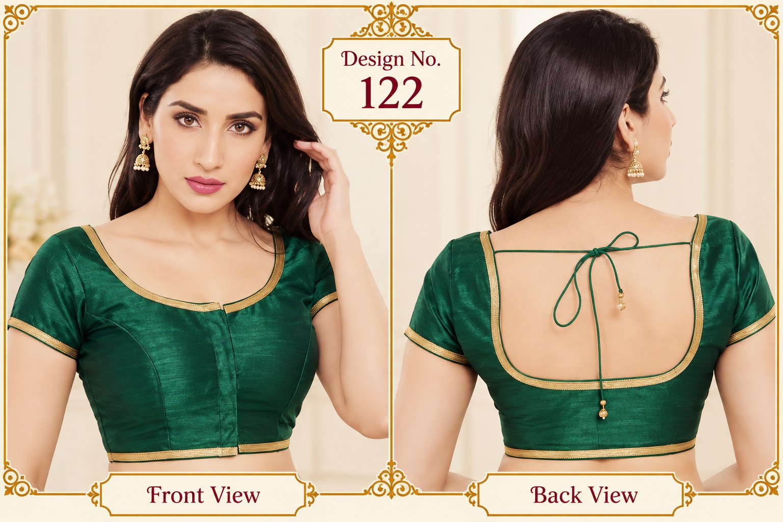 Elegant Square Back