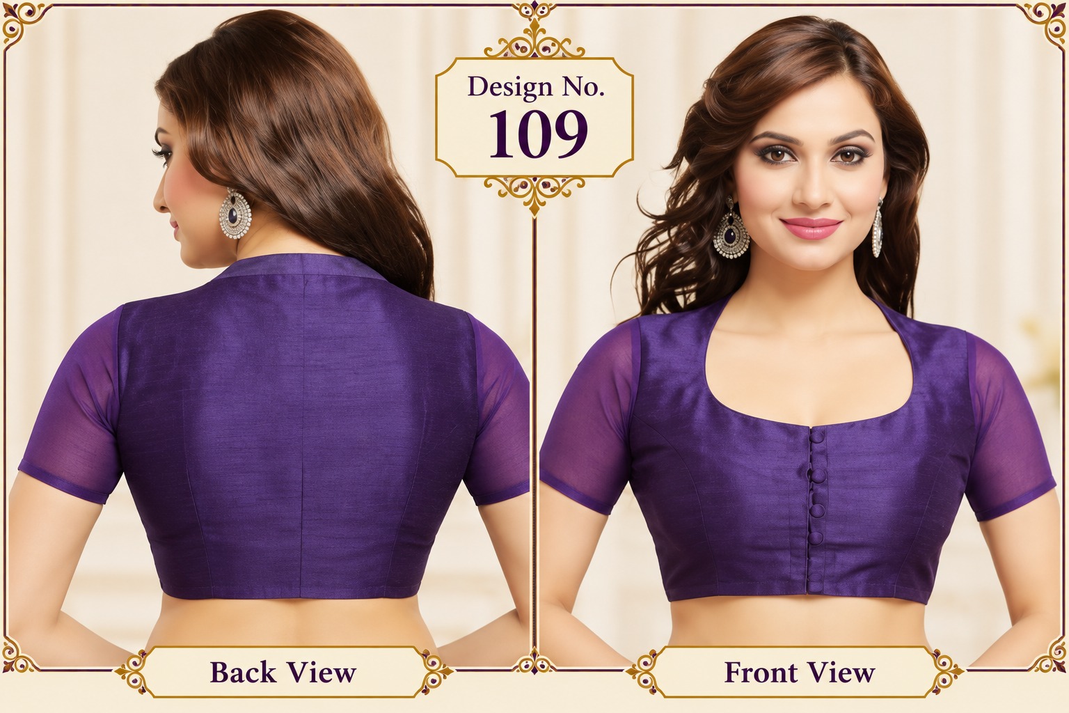 Sheer Sleeve Scoop Neck