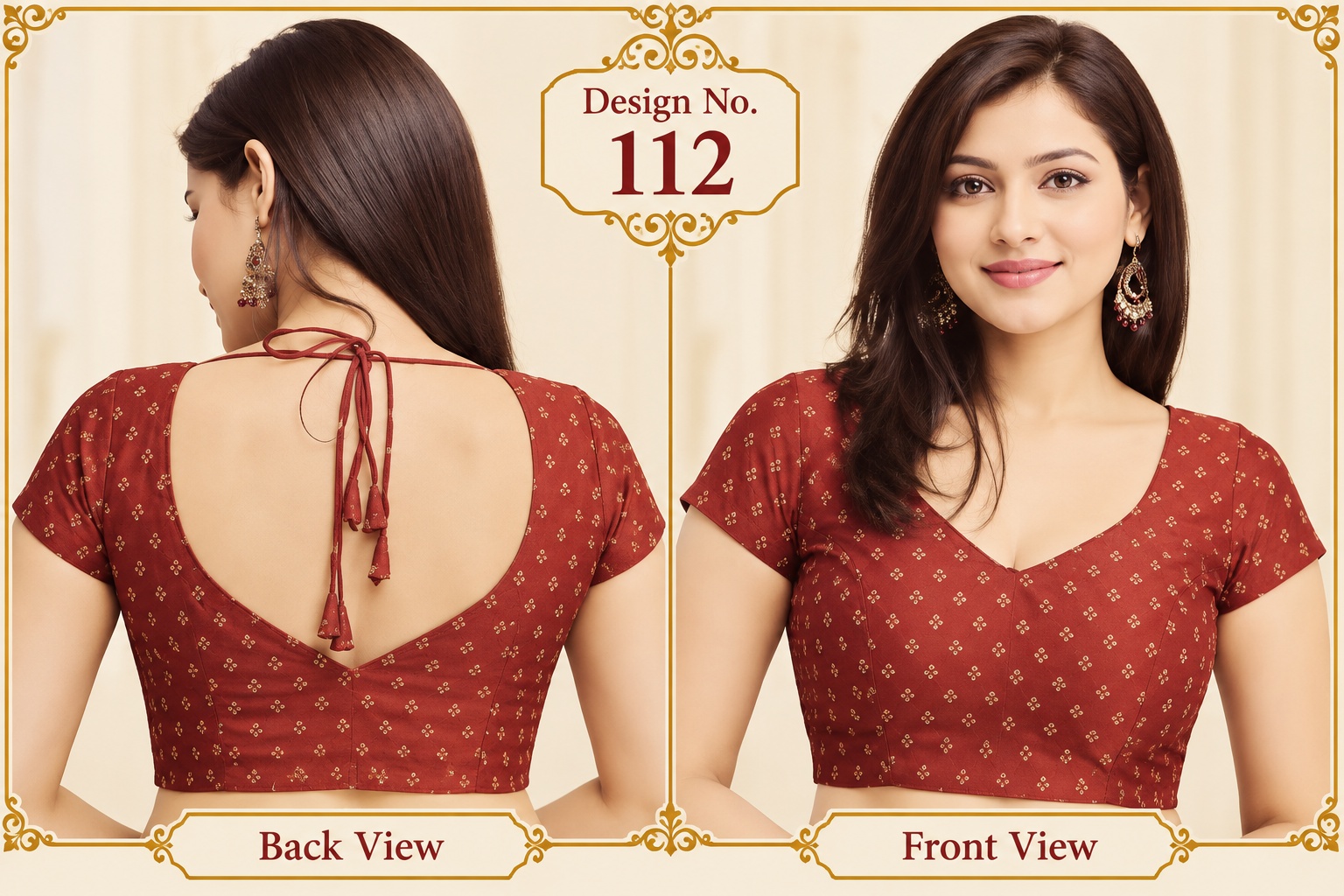 Modern V-Neck Tie-Back