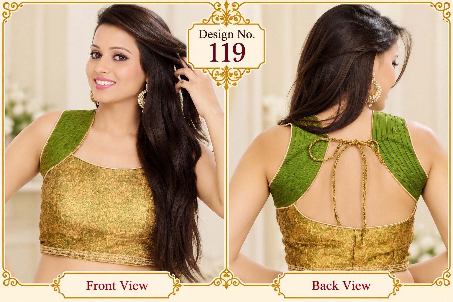 Pleated Shoulder Blouse