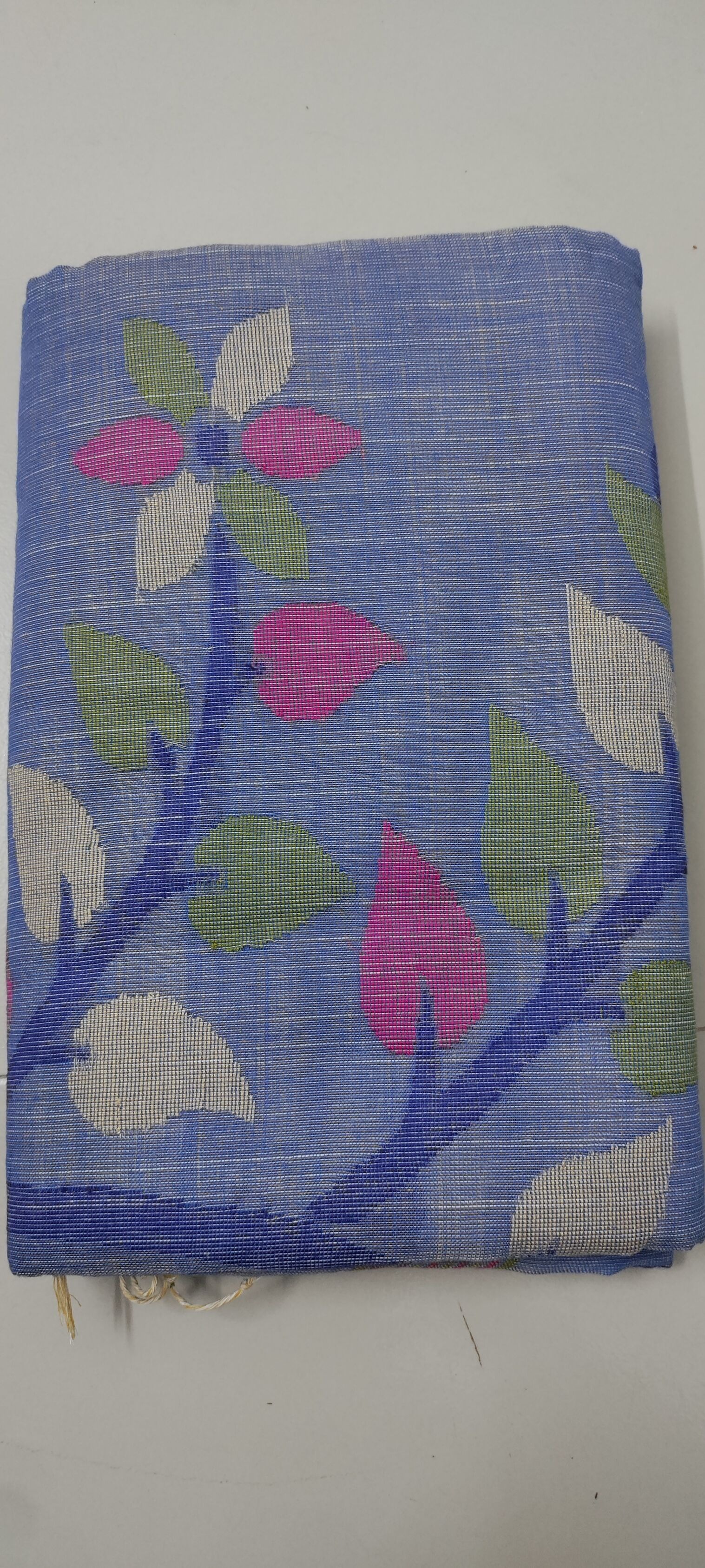 Lavender Blue Tantuj Saree